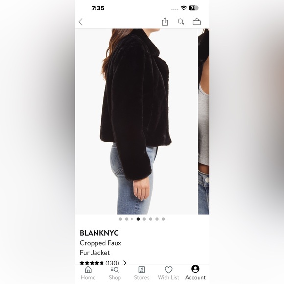 BLANKNYC Cropped Faux Fur Jacket - XXL - Picture 8 of 10